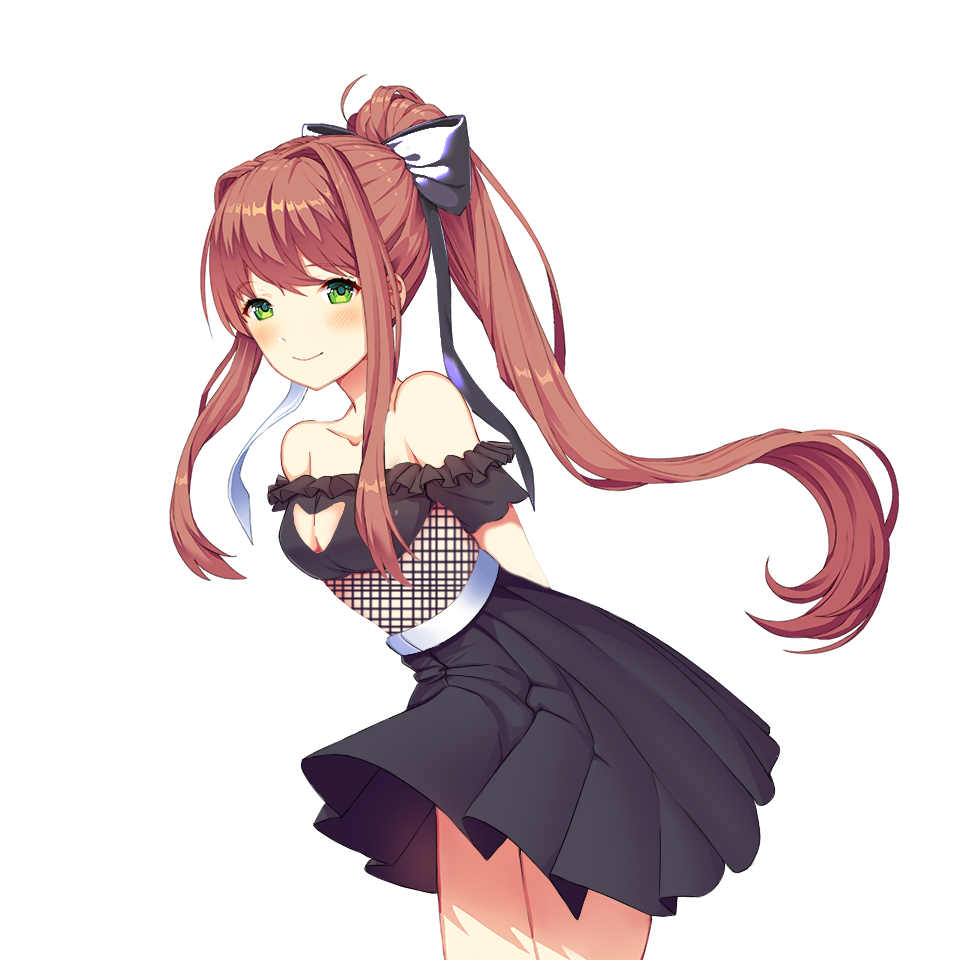 monika ddlc freetoedit #monika #ddlc sticker by @pxpstars.