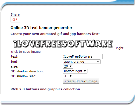 3d font generator software