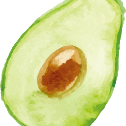 avocado green watercolor blur авокадо