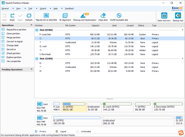 activate easeus partition master 11.9