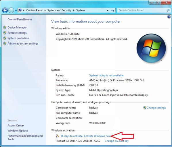 windows 7 ultimate 64 bit product key 2015 regedit