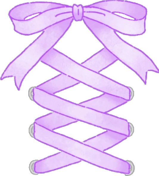 推し Oshi 量産型 Purple リボン Ribbon Kawaii Sticker By Anna 推し Oshi 量産型 Purple リボン Ribbon Kawaii Sticker By Anna