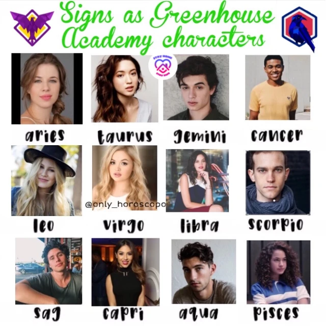 Greenhouse Academy Characters