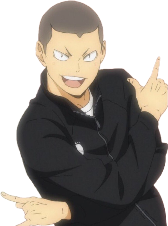 tanaka haikyuu sticker by anna