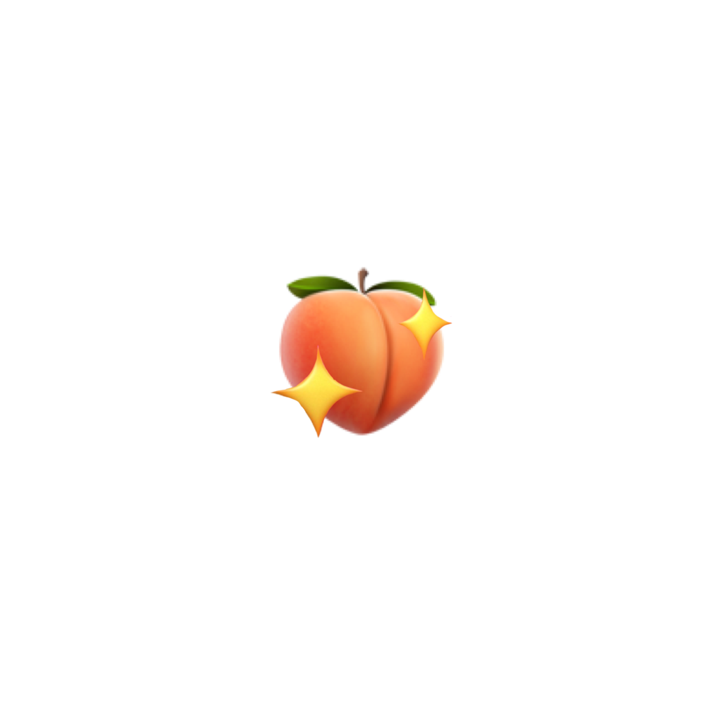 This visual is about emoji peach peachemoji orange aesthetic freetoedit #em...