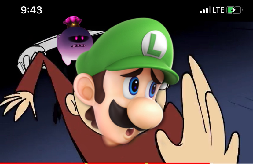 luigi funny face