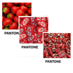 freetoedit sticker aesthetic pantone strawberry