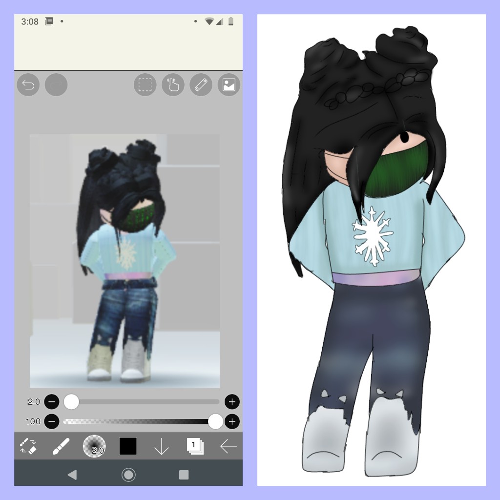Roblox Draw Ibispaint Opennn So I Tried Image By Dabi - roblox pictures to draw