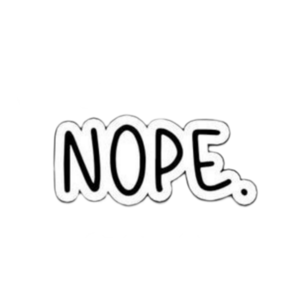 freetoedit nope nopee sticker by @mxlti_x_lover