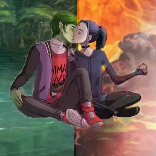 Beastboy Raven Teentitans Love Image By Beastboy X Raven Beastboy Raven Teentitans Love Image By Beastboy X Raven