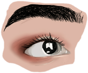 eye beige eyesticker art aesthetic freetoedit