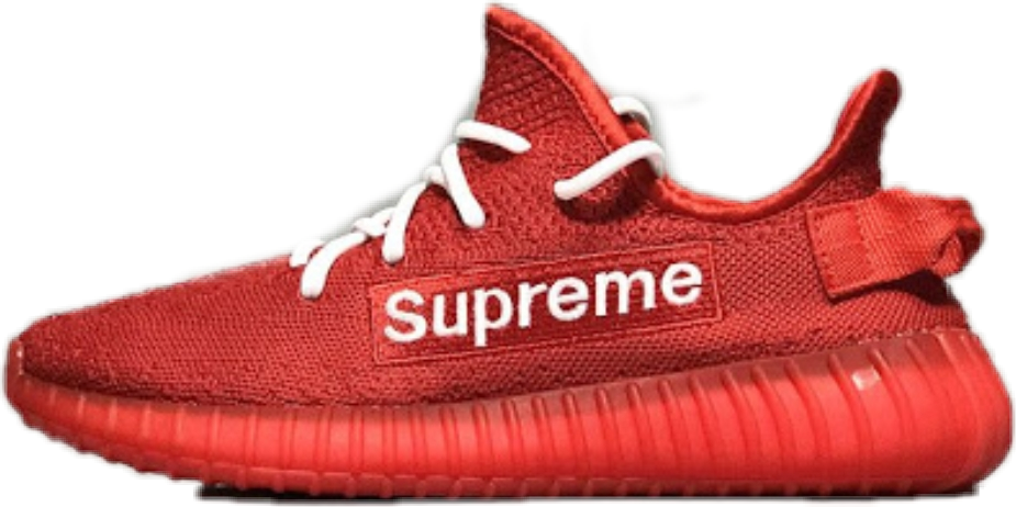 supreme shoe sticker