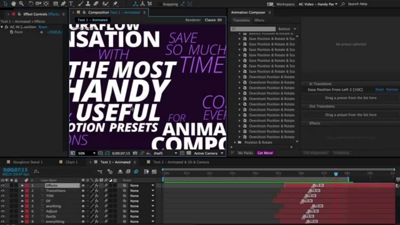 motion presets for animation composer free download