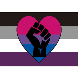 freetoedit pride asexual asexualbiromantic blm