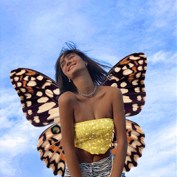 butterfly fairy girl magicalphotography butterflyeffect freetoedit