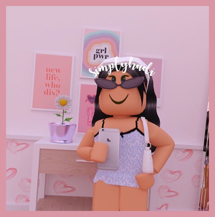 Roblox Robloxgirl Image By 𝚖𝚒𝚕𝚔𝚒 𝚜𝚚𝚞𝚊𝚍 - aesthetic roblox pictures for groups