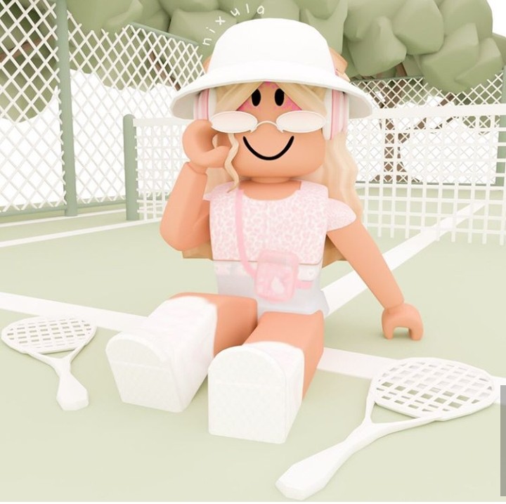 Roblox Robloxgfx Robloxedits Cute Image By Hi - aesthetic pastel roblox gfx girl pink