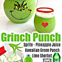freetoedit thegrinch recipe punch drink
