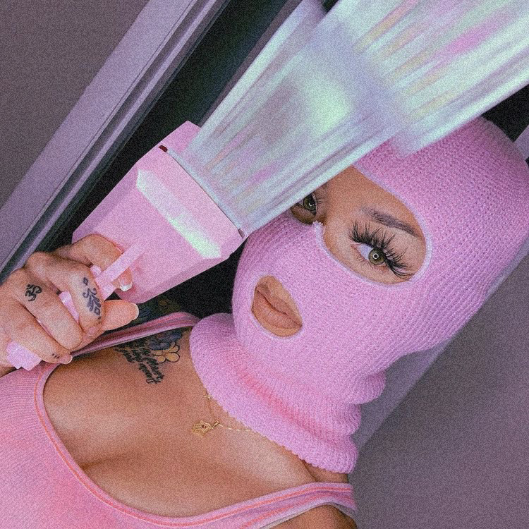 Baddie Skimask Aesthetic Pink Uh If Image By