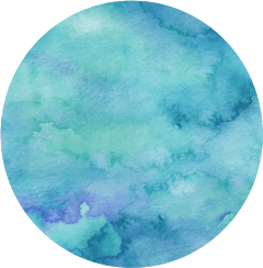 watercolor circle blue freetoedit