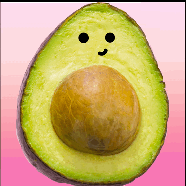 avocado gif expanding cute GIF by gifgirl
