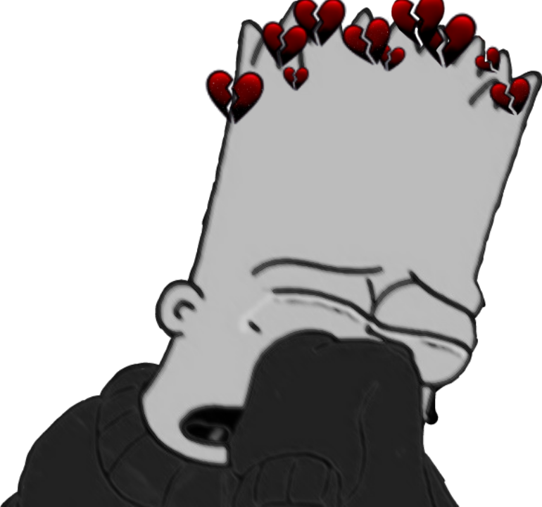 Bart Sad (triste) - Desenho de lost_forever - Gartic