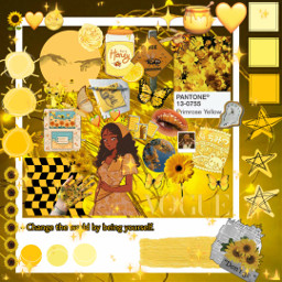 freetoedit yellow yellowaesthetic sunflower sunshine ccyellowaesthetic
