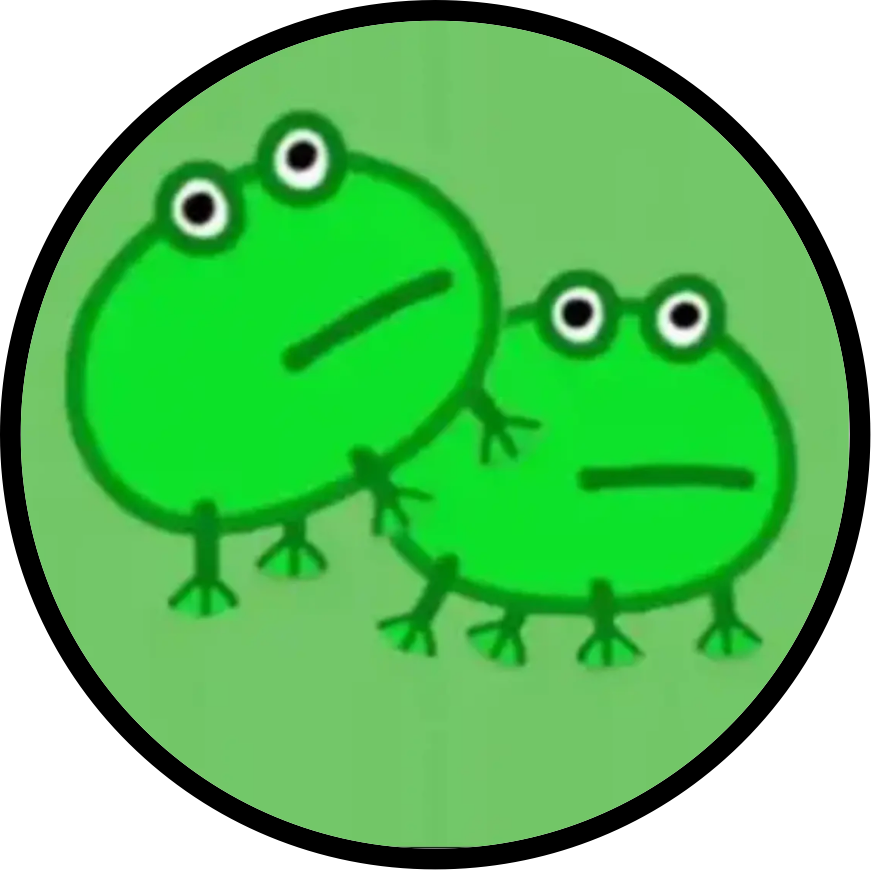 Frog Frogpfp Profile Sticker By Luciannarose 