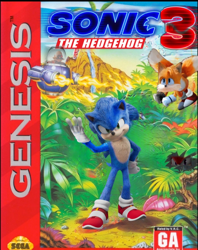 Sonic Movie 3 Posters I Made in Picsart #1
