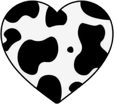 freetoedit cowprint heart sticker by @-arianabutrea