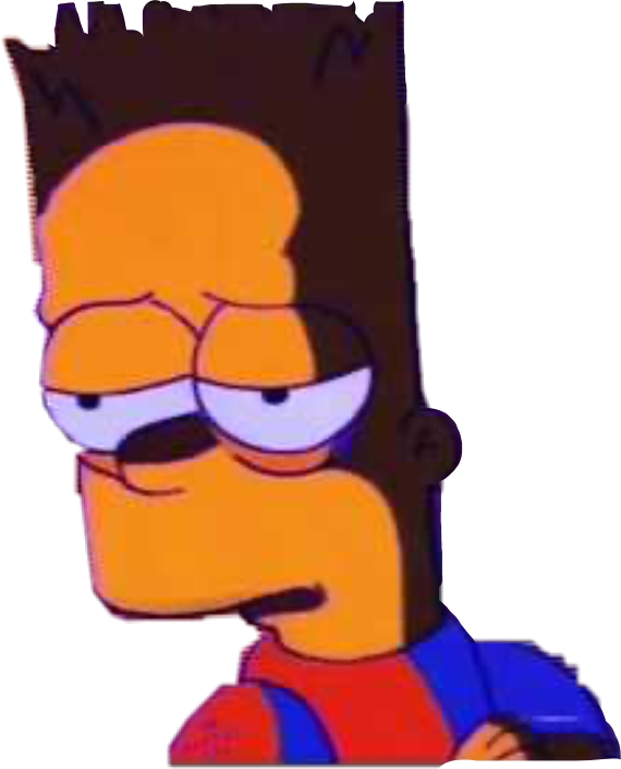 lofi bart simpsons sad 3am depressed sticker by @devisarat