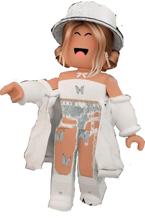 Gfx Roblox Girl Aesthetic Sticker By - aesthetic roblox character girl