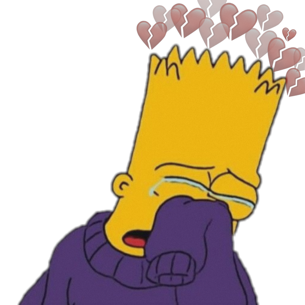 Simpsons Simpson Bart Mood Sticker By Caesiczdxdutpqu0lkri