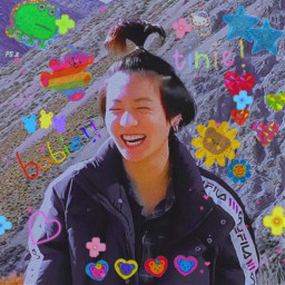 jk jungkook bts bangtan baby angel pretty cute flower kidcore icon twitter tumblr vsco aesthetic smile laugh photography freetoedit