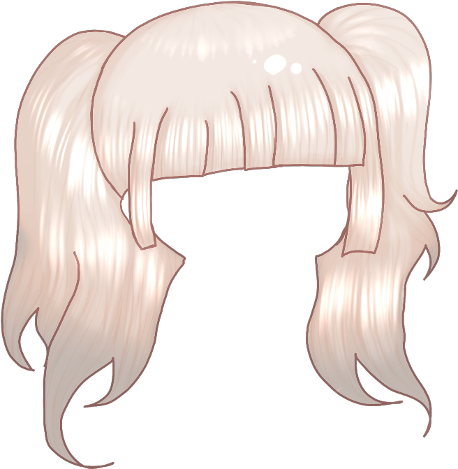 Hair Cute Twintails Pigtails Sticker By Keyamax99