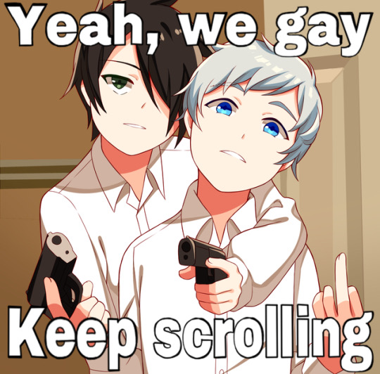 This visual is about yeahwegaykeepscrolling Yeah they’re gay,keep scrollin’...