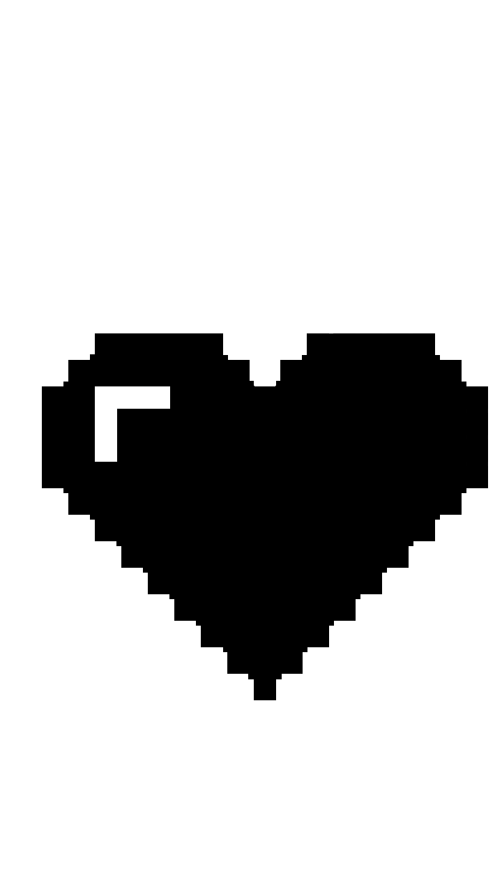 pixel pixelart pixelheart black sticker by @pinkeupandaa