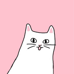 freetoedit cat tounge pink white whitecat blep cute kitty cutecat