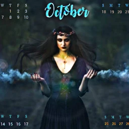 freetoedit lady halloween creepy dark srcoctobercalendar