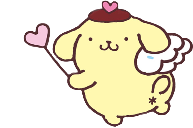 Pompompurin Purin Sanrio Cute Kawaii Sticker By @tyongcore