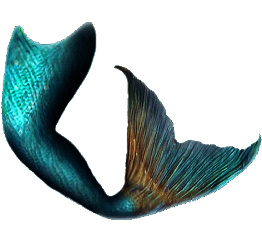 mermaid sticker tail fantasy blue freetoedit
