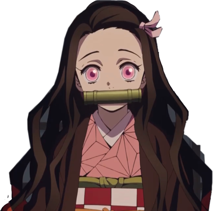 demonslayer anime nezuko tanjiro sticker by @wiltingroses14