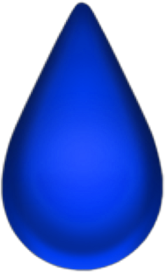 emoji blue crip drop rain blueemoji freetoedit