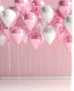freetoedit rijushrestha68 ballon partyitems partytheme pink pinktheme white
