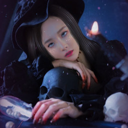 freetoedit katathon3 taeyeon faceswap witch