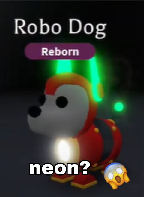 roblox adopt me robot dog