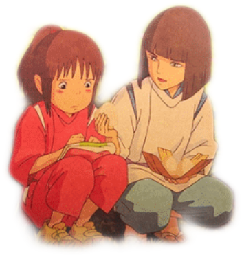 spiritedaway chihiro ghibli sticker by @avanburen8