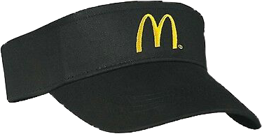 mcdonalds visor hat