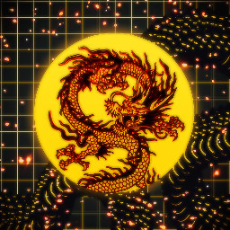 dragon japanese japan traditional drawing picsart picsartedit stars space sun yingyang fire art freetoedit grid aestheticedit aesthetic aestheticstars nature 3d greekmythology picsarts yellow black 2k