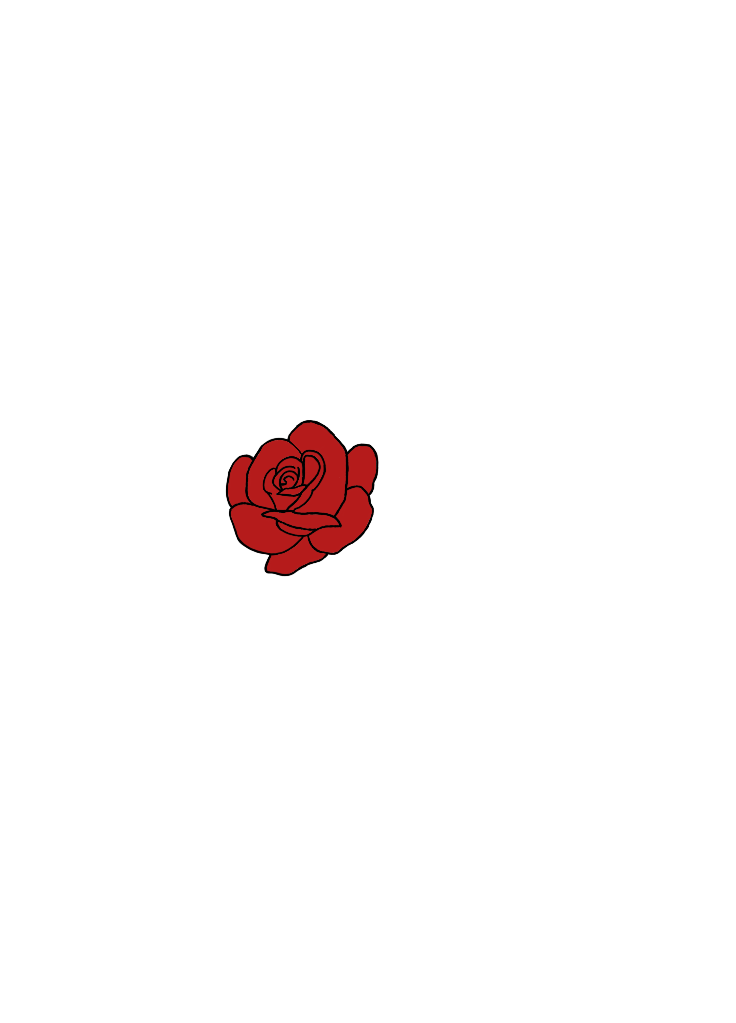 rose rouge red rosa aesthetic sticker by @ateez_tinyz